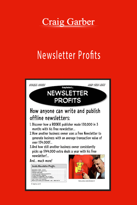 Craig Garber - Newsletter Profits