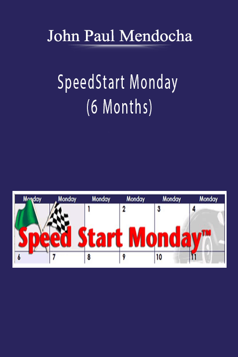 John Paul Mendocha - SpeedStart Monday (6 Months)