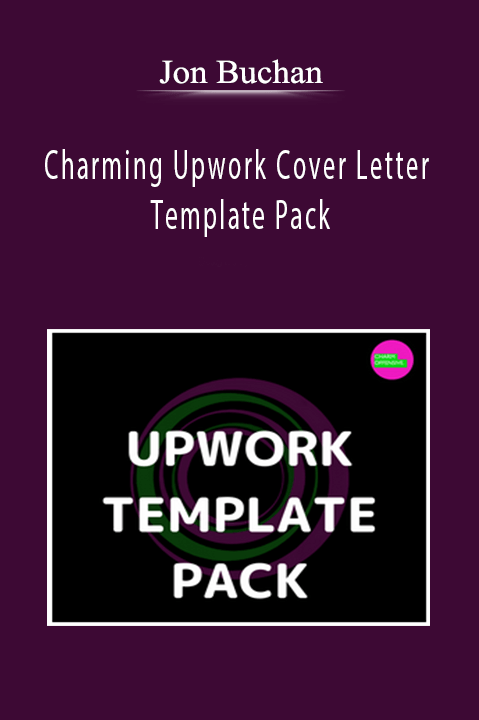 Jon Buchan - Charming Upwork Cover Letter Template Pack