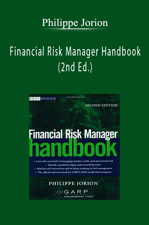 Philippe Jorion – Financial Risk Manager Handbook (2nd Ed.)