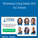V.A. - Performance Living Summit 2016 incl. bonuses