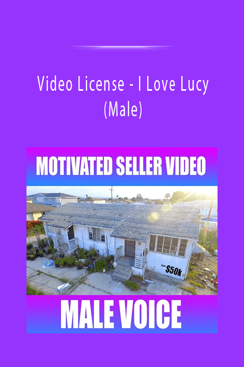 Video License - I Love Lucy (Male)