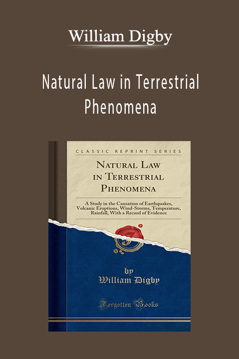 William Digby – Natural Law in Terrestrial Phenomena