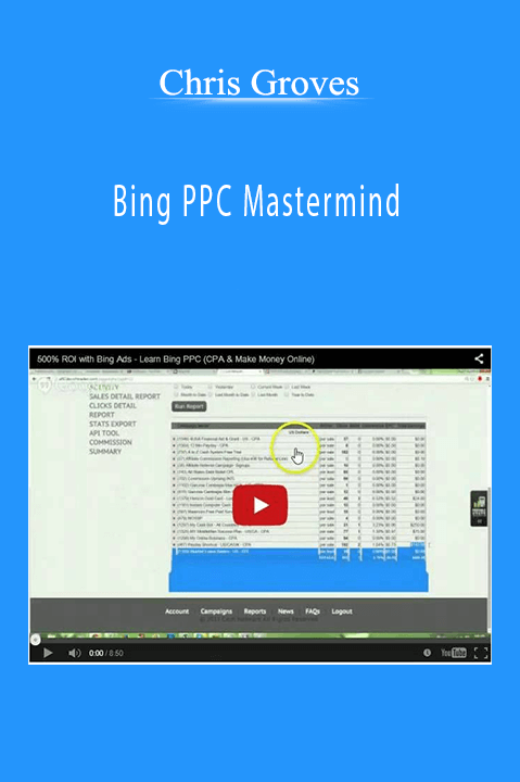 Chris Groves - Bing PPC Mastermind
