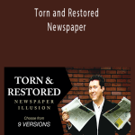 Ben Salinas - Torn and Restored Newspaper