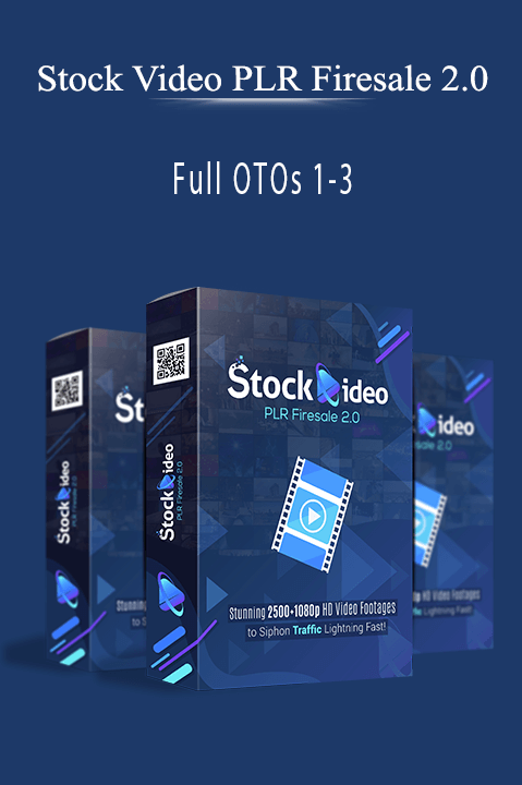 Stock Video PLR Firesale 2.0 - Full OTOs 1-3