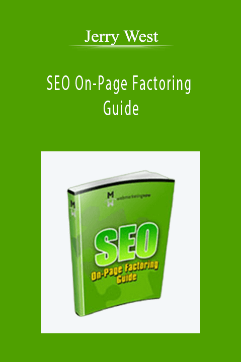 Jerry West - SEO On-Page Factoring Guide