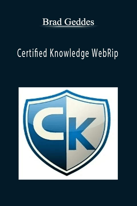 Brad Geddes – Certified Knowledge WebRip
