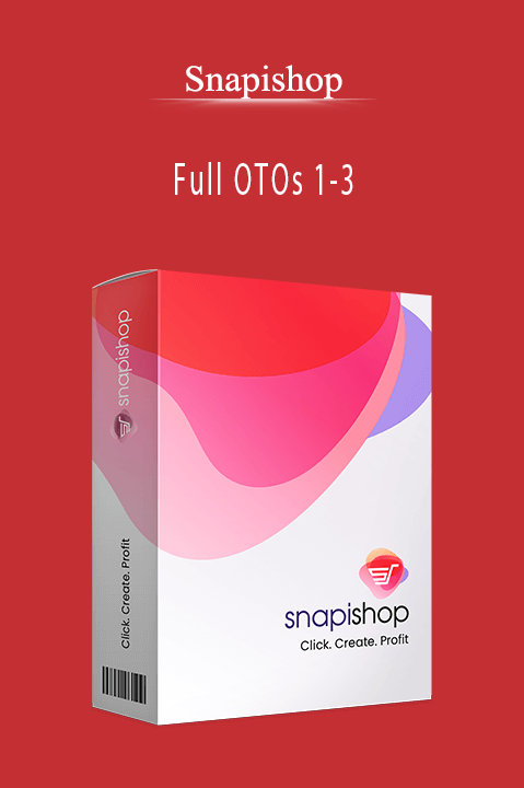 Snapishop - Full OTOs 1-3