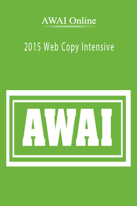 2015 Web Copy Intensive - AWAI Online.2015 Web Copy Intensive - AWAI Online.