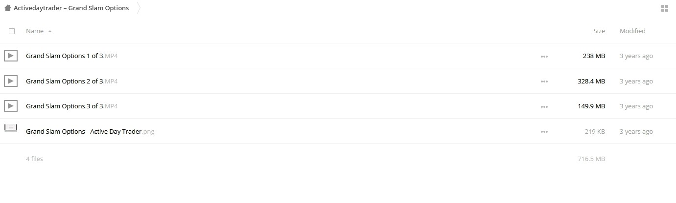 Activedaytrader - Grand Slam Options