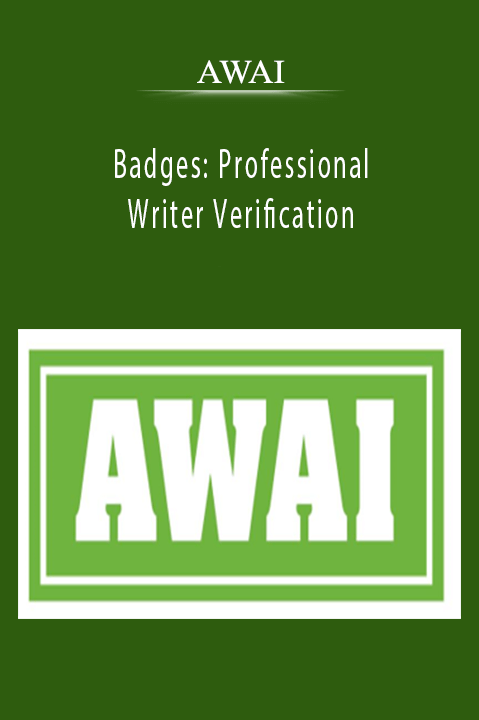 Badges Professional Writer Verification - AWAI.