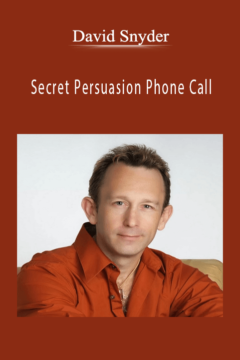 David Snyder - Secret Persuasion Phone Call