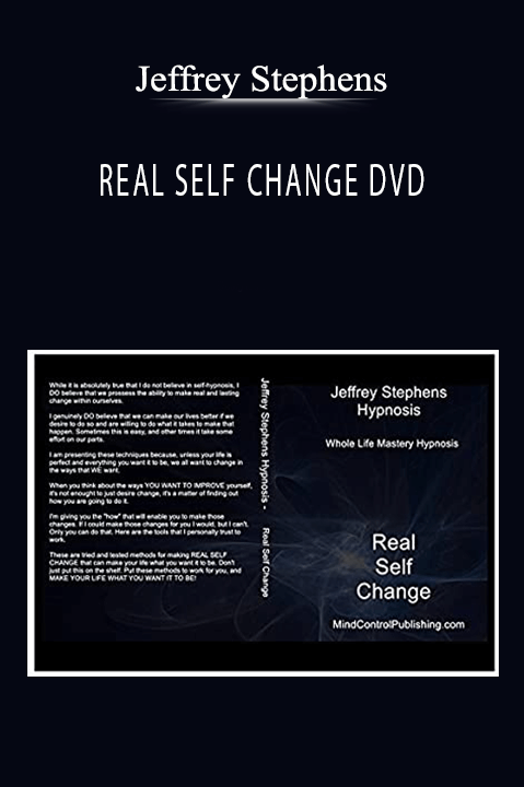 Jeffrey Stephens - REAL SELF CHANGE DVD