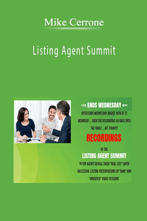 Mike Cerrone - Listing Agent Summit