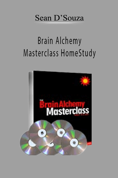 Sean D’Souza - Brain Alchemy Masterclass HomeStudy