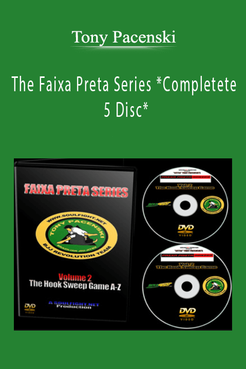 Tony Pacenski - The Faixa Preta Series Completete 5 Disc