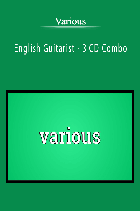 Various - English Guitarist - 3 CD Combo.