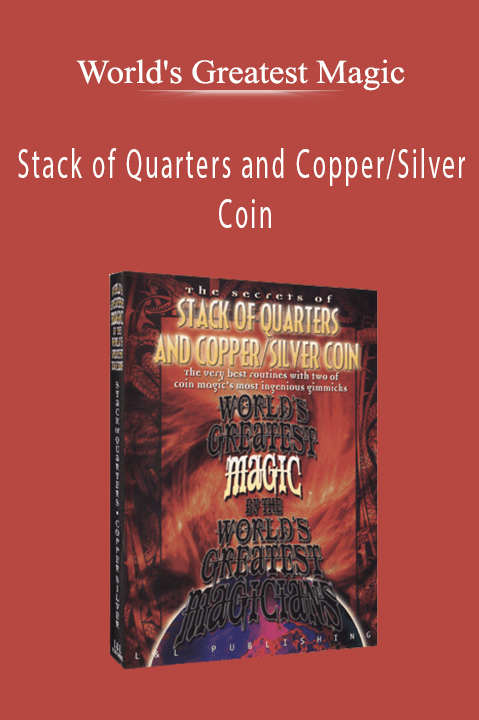World's Greatest Magic - Stack of Quarters and Copper Silver Coin
