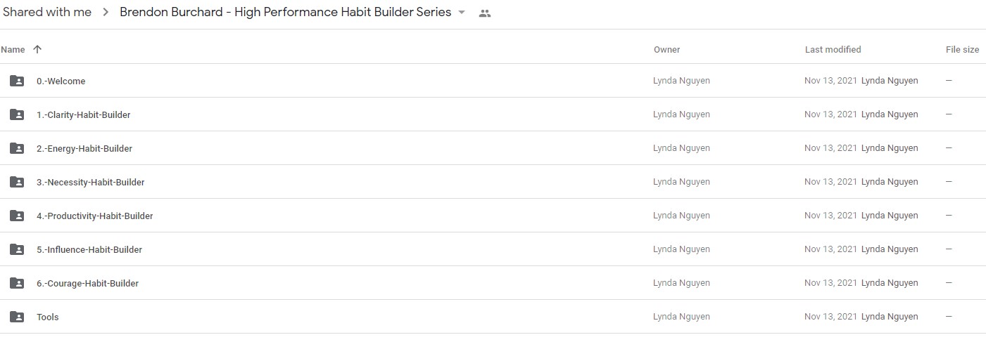 Brendon Burchard - High Performance Habit Builder Series