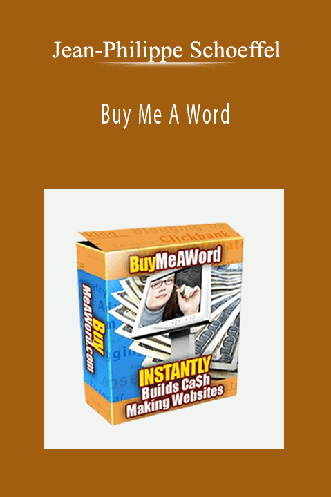 Jean-Philippe Schoeffel - Buy Me A Word