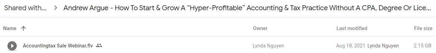 Andrew Argue – How To Start & Grow A “Hyper-Profitable” Accounting & Tax Practice Without A CPA, Degree Or License