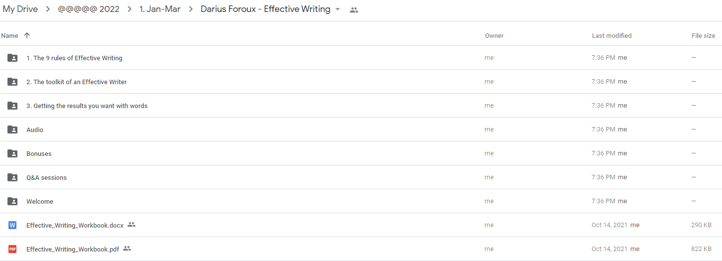 Darius Foroux – Effective Writing