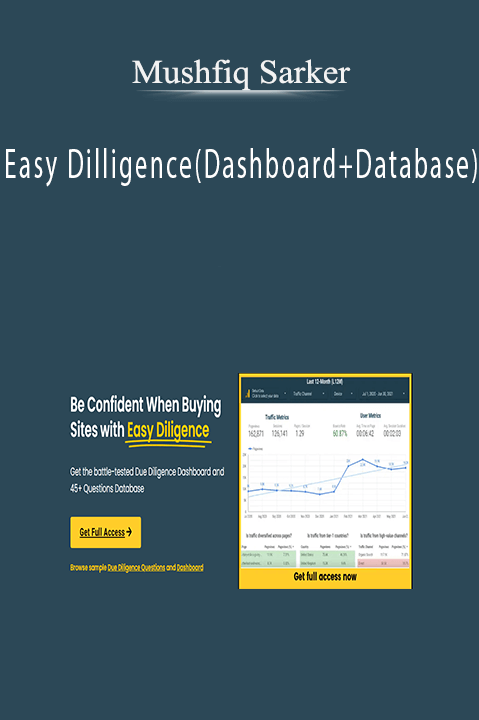 Mushfiq Sarker – Easy Dilligence (Dashboard+Database)