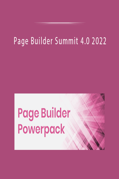Page Builder Summit 4.0 2022