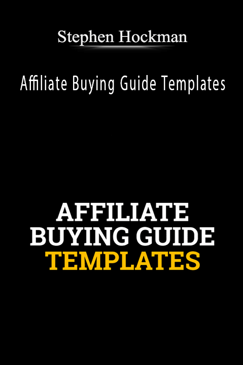 Stephen Hockman – Affiliate Buying Guide Templates