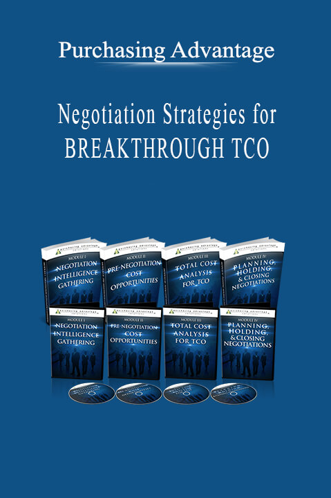 Purchasing Advantage - Negotiation Strategies for BREAKTHROUGH TCO.