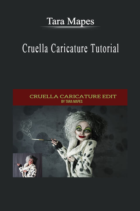 Tara Mapes - Cruella Caricature Tutorial.