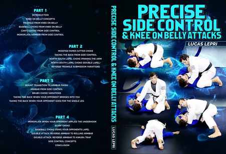 Lucas Lepri - Precise Side Control & Knee On Belly Attacks