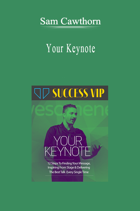 Sam Cawthorn - Your Keynote.