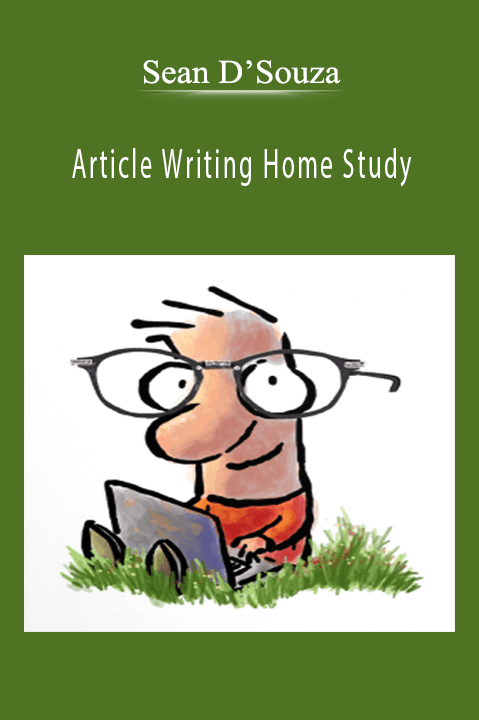 Sean D’Souza – Article Writing Home Study