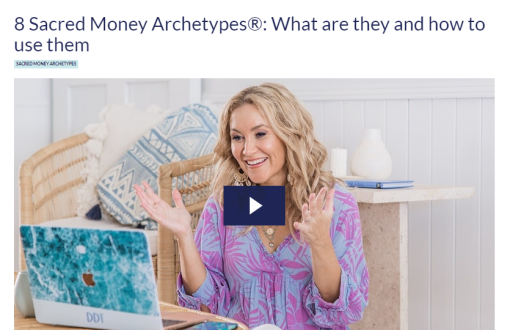 The 8 Sacred Money Archetypes 2022